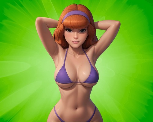 Daphne blake waifu sticker - daphne,