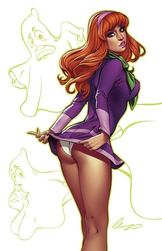 Sexy daphne scooby doo vinyl - scooby,